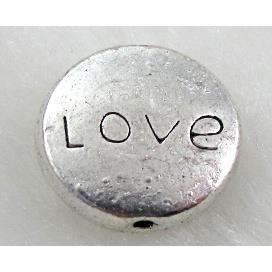 Tibetan Silver LOVE Spacer Non-Nickel