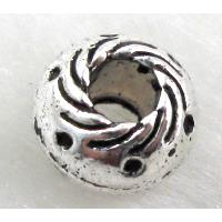 bead, Tibetan Silver Non-Nickel