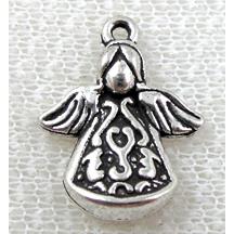 Tibetan Silver praying angel Non-Nickel