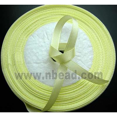 Yellow Satin Ribbon