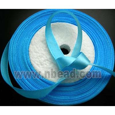 Blue Satin Ribbon