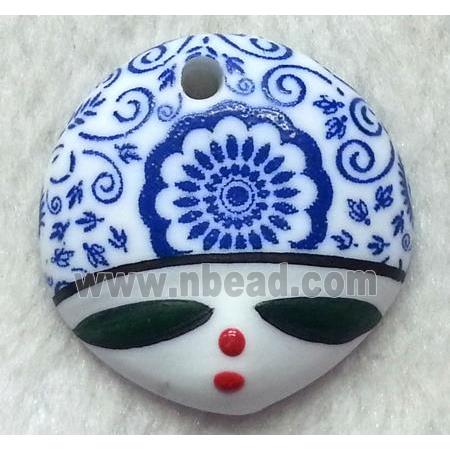 Porcelain pendant