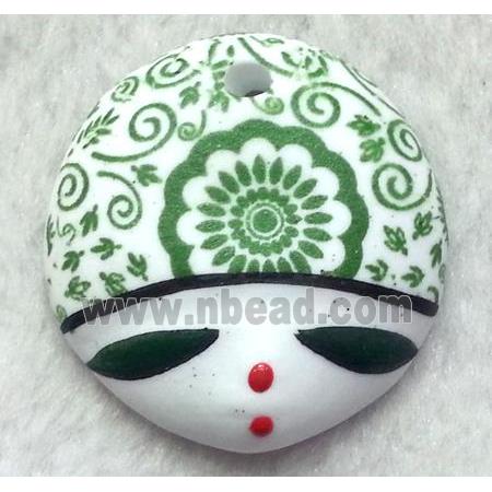 Porcelain pendant