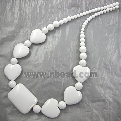 White Porcelain necklace