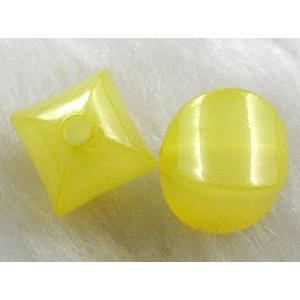 Acrylic Bead, Yellow