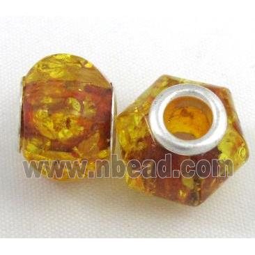 Amber Beads, NR, yellow