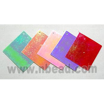 mixed Plastic Flake, square card