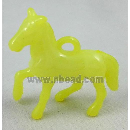 resin pendant, horse