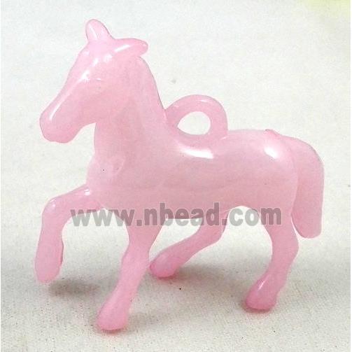 resin pendant, horse