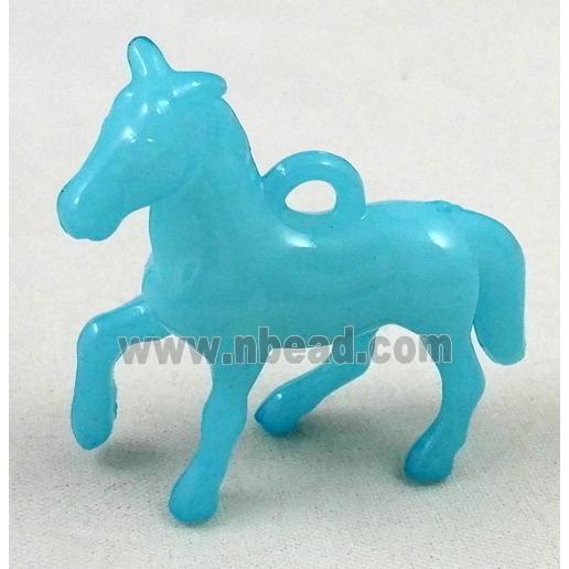 resin pendant, horse