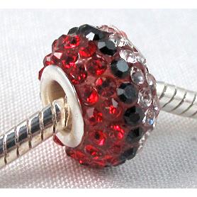 acrylic bead with middle east rhinestone