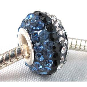 acrylic bead with middle east rhinestone