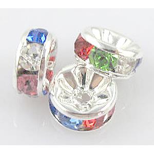 rondelle colorful mid-east Rhinestone Beads