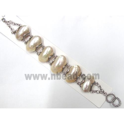 Moter of Pearl, bracelet, mxied