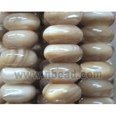 mother of pearl bead, heishi