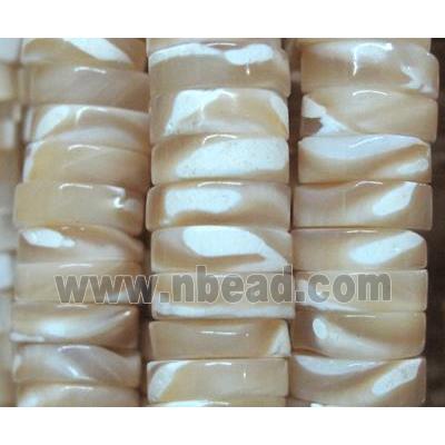 mother of pearl bead, heishi