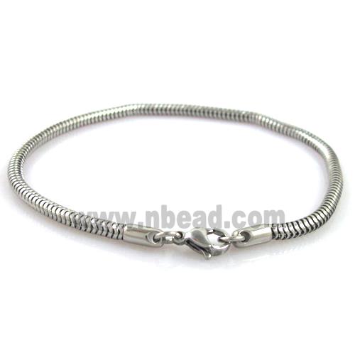 stainless steel chain bracelet