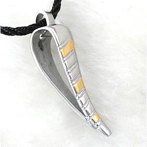 Stainless steel pendants, nickel free, mixed