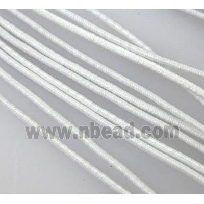 elastic fabric wire, binding thread, white