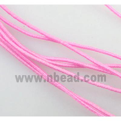 elastic fabric wire, binding thread, pink