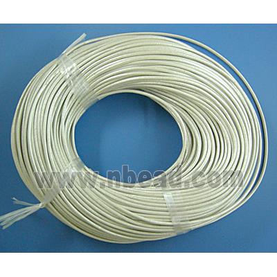 White Leather Rope Cord Jewelry Binding