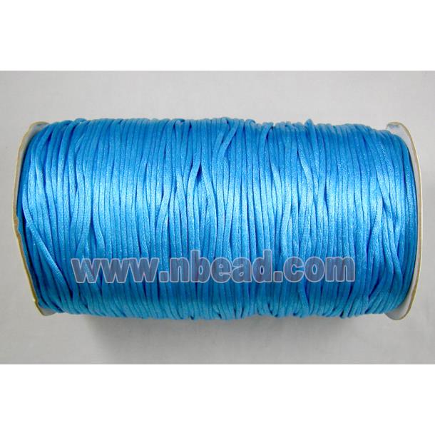 Satin Rattail Cord, Sapphire