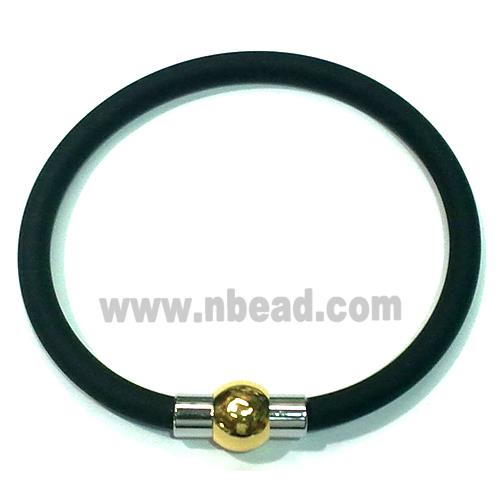 Jewellry Making necklace and bracelet cord, rubber, black