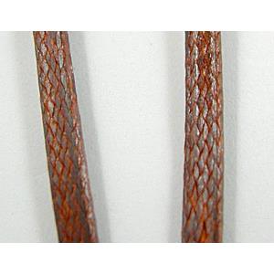 Korea Waxed Wire, flat, Grade A, brown