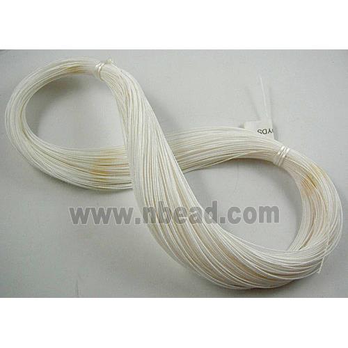 jewelry binding Waxed wire, round, Grade A