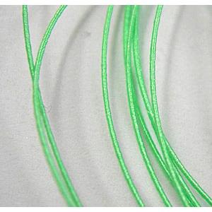 waxed wire, round, grade a, green