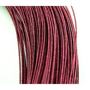 waxed wire, round, grade a, purple