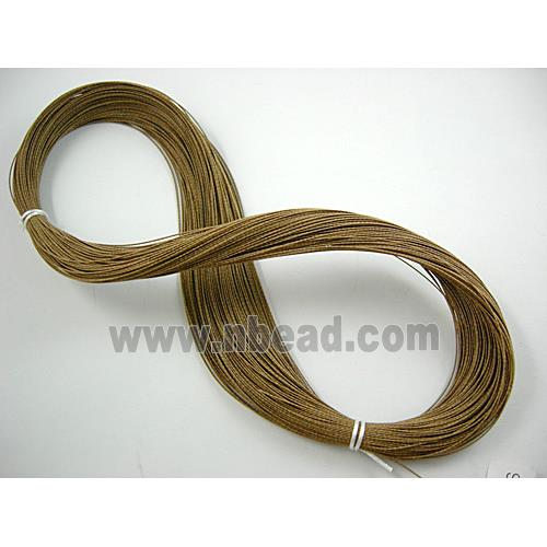 waxed wire, round, grade a