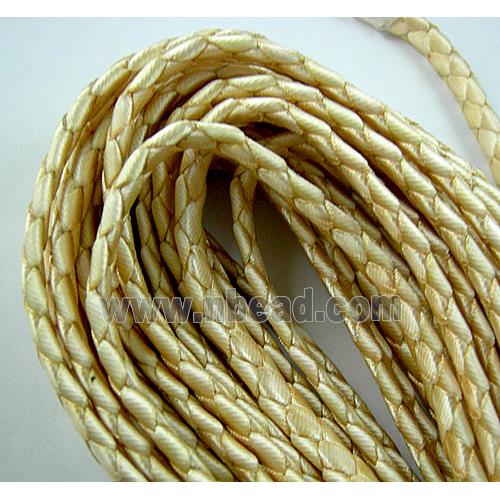 Braided Cord, Waxed, Flat, grade-A