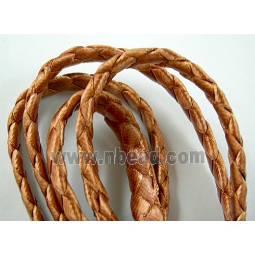 Braided Cord, Waxed, Flat, grade-A