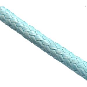 waxed cord, round, jewelry binding, lt.aqua