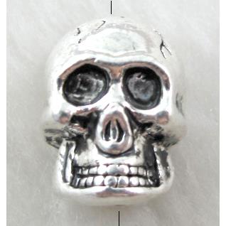 Tibetan Silver skull beads