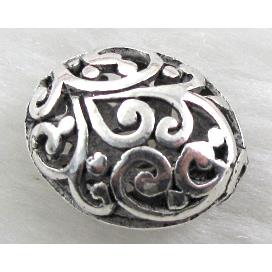 Tibetan Silver Charms hollow beads