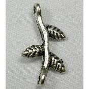 Tibetan Silver leaf pendants