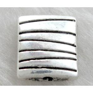 Tibetan Silver spacer bead, lead free and nickel free