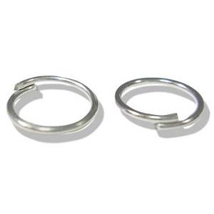 sterling silver jump ring, 6mm dia, 0.5mm thickness