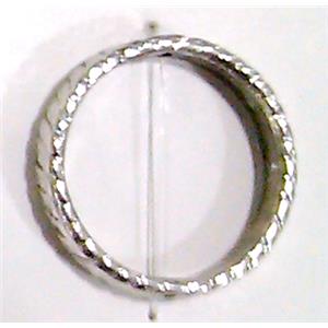 Tibetan Silver ring beads, Lead free and nickel Free, 22mm dia