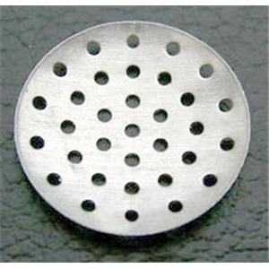 Sieve Disc, Aluminium, silver color, 18mm diameter