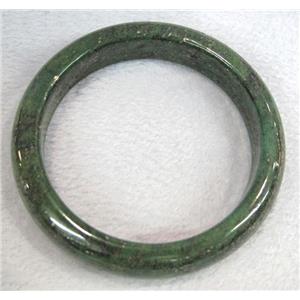 golden-spot green jasper bangle, approx 58mm dia