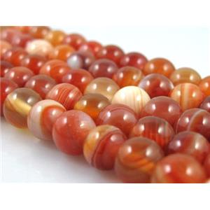round stripe Agate Beads, 8mm dia, approx 50pcs per st