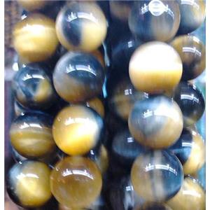 fancy Tiger eye beads, AA Grade, round, 16mm dia, 25pcs per st