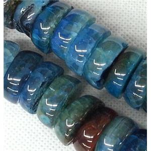 blue Agate heishi beads, approx 25mm