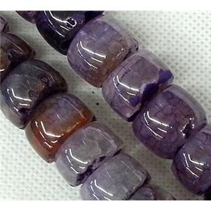 purple Agate heishi beads, approx 25mm