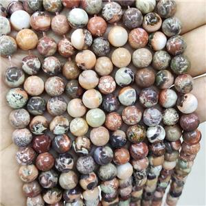 ocean jasper beads, round, approx 8mm dia