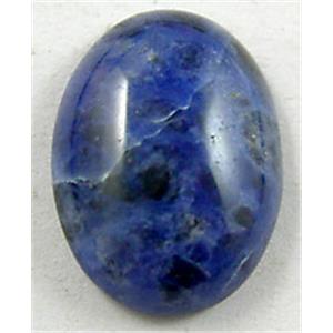 Lapis Lazuli, Cabochon, flat-back Oval, 12x16mm