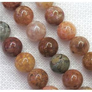 colorful Agate Beads, round, approx 10mm dia